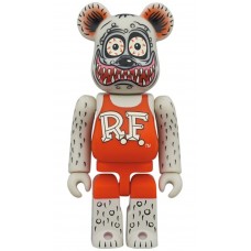 Bearbrick x Rat Fink 100% & 400% Set Gray Ver.