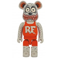 Большая фигурка (70см) Bearbrick x Rat Fink 1000% Gray Ver.