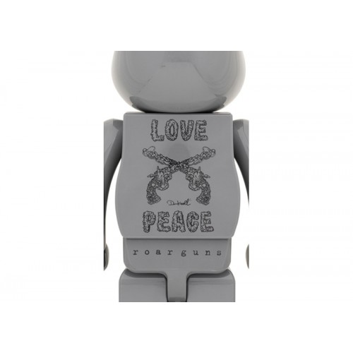 Оригинальная большая фигурка Bearbrick x roarguns 20th Anniversary 1000% - 70см
