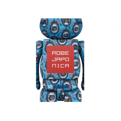 Оригинальный набор фигурок Bearbrick x ROBE JAPONICA (Mirror) 100% & 400% Set - 7см и 28см