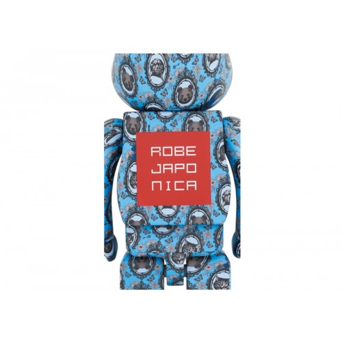 Оригинальная большая фигурка Bearbrick x ROBE JAPONICA (Mirror) 1000% - 70см