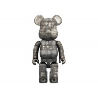Фигурка (28см) Bearbrick x Royal Selangor Steampunk 400% Coal Black