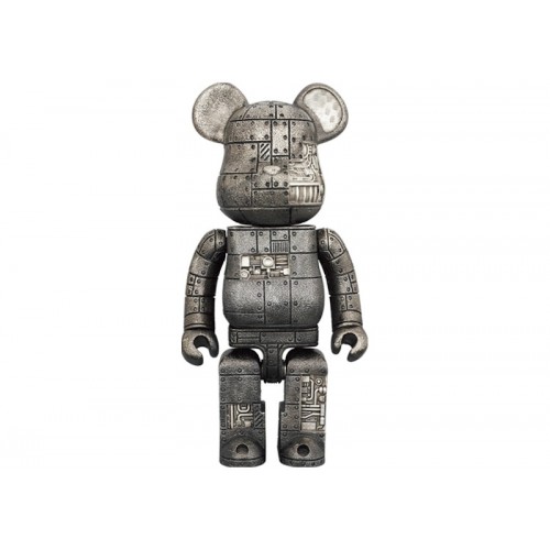 Оригинальная фигурка Bearbrick x Royal Selangor Steampunk 400% Coal Black - 28см