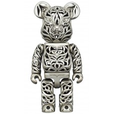 Фигурка (28см) Bearbrick x Royal Selangor Tiger 400% Silver