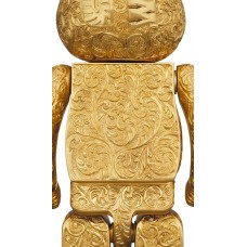 Bearbrick x Royal Selangor x BAPE Shark 400% Gold