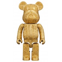 Фигурка (28см) Bearbrick x Royal Selangor x BAPE Shark 400% Gold