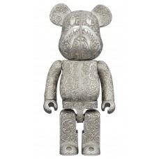 Фигурка (28см) Bearbrick x Royal Selangor x BAPE Shark 400% Silver