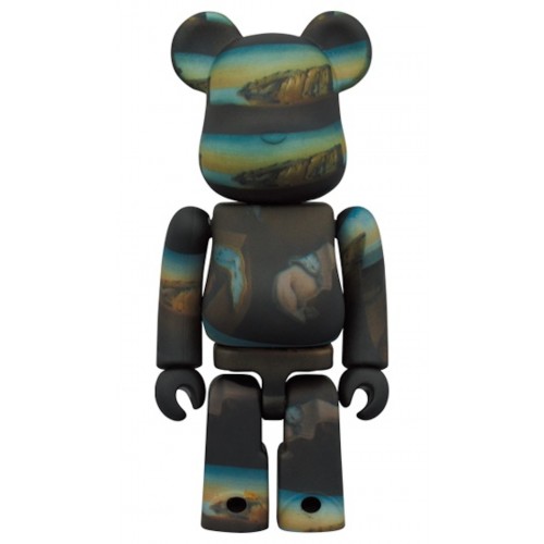 Оригинальный набор фигурок Bearbrick x Salvador Dali The Persistence of Memory 100% & 400% Set - 7см и 28см
