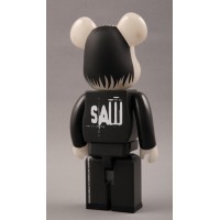 Bearbrick x SAW Doll Glow In The Dark Version 400% Black