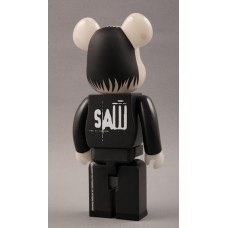 Bearbrick x SAW Doll Glow In The Dark Version 400% Black