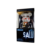 Bearbrick x SAW Doll Glow In The Dark Version 400% Black