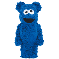 Большая фигурка (70см) Bearbrick x Sesame Street Cookie Monster Costume Ver. 1000%