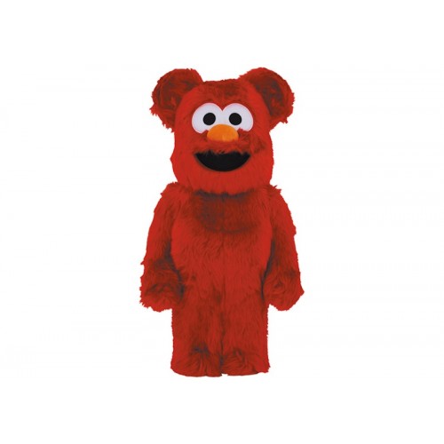 Оригинальная большая фигурка Bearbrick x Sesame Street Elmo Costume Ver. 2 1000% - 70см