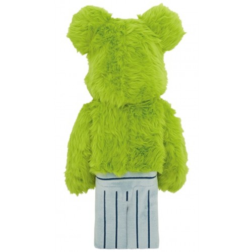 Оригинальная большая фигурка Bearbrick x Sesame Street Oscar the Grouch Costume Ver. 1000% - 70см