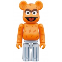 Bearbrick x Sesame Street Oscar the Grouch (The Original Orange Fur Ver.) 100% & 400% Set