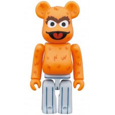 Bearbrick x Sesame Street Oscar the Grouch (The Original Orange Fur Ver.) 100% & 400% Set