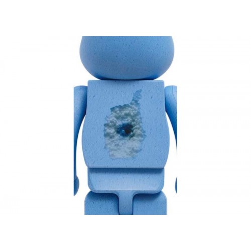 Оригинальная большая фигурка Bearbrick x Snarkitecture x BLACKRAINBOW 1000% Blue Version - 70см