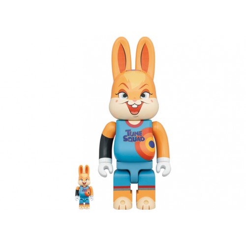 Оригинальный набор фигурок Bearbrick x Space Jam: A New Legacy Rabbrick Lola Bunny 100% & 400% Set - 7см и 28см