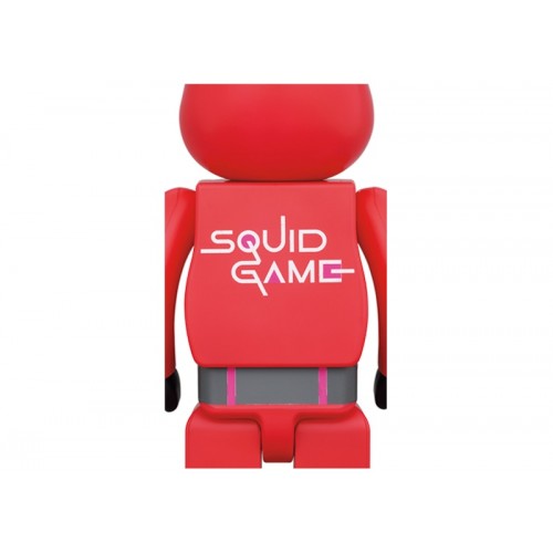 Оригинальная большая фигурка Bearbrick x Squid Game Guard (Triangle) 1000% - 70см