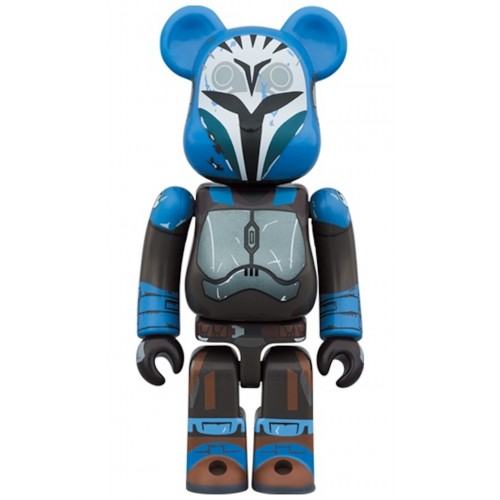 Оригинальный набор фигурок Bearbrick x Star Wars Bo-Katan Kryze (The Mandalorian Ver.) 100% & 400% Set - 7см и 28см