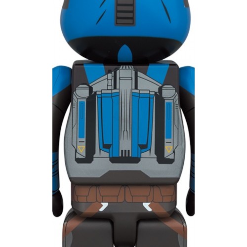 Оригинальный набор фигурок Bearbrick x Star Wars Bo-Katan Kryze (The Mandalorian Ver.) 100% & 400% Set - 7см и 28см