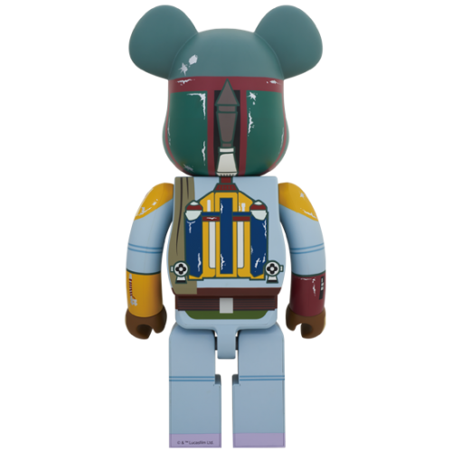 Оригинальная большая фигурка Bearbrick x Star Wars Boba Fett First Appearance Version 1000% Multi - 70см
