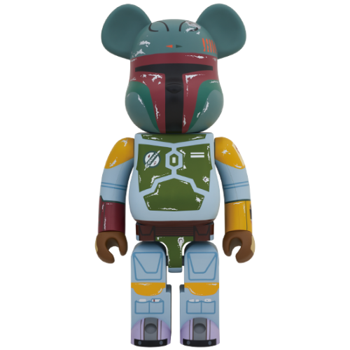 Оригинальная большая фигурка Bearbrick x Star Wars Boba Fett First Appearance Version 1000% Multi - 70см
