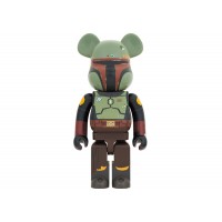 Большая фигурка (70см) Bearbrick x Star Wars Boba Fett (Recovered Armor) 1000%