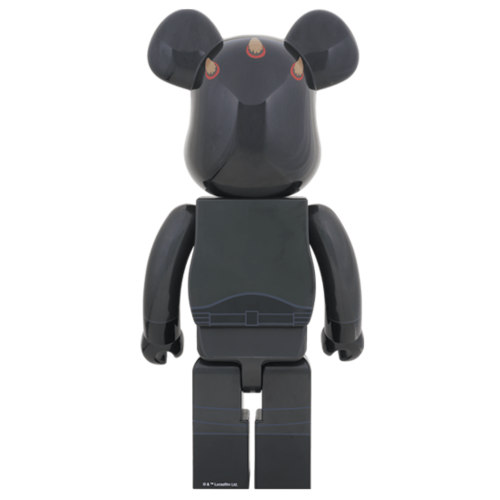 Оригинальная большая фигурка Bearbrick x Star Wars Darth Maul 1000% Black - 70см