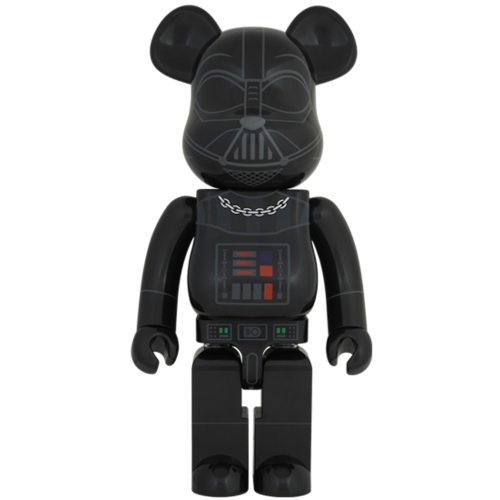 Оригинальная большая фигурка Bearbrick x Star Wars Darth Vader 1000% Black - 70см