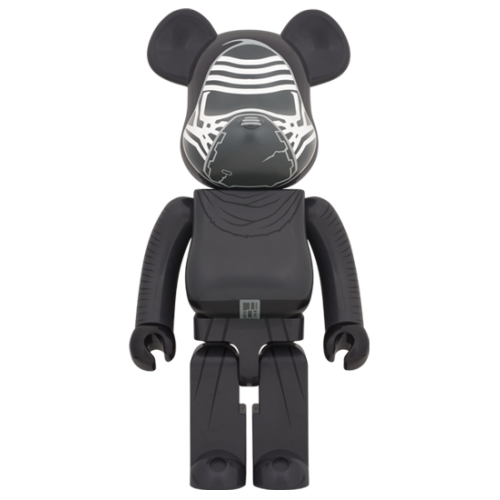 Оригинальная большая фигурка Bearbrick x Star Wars Kylo Ren 1000% Black - 70см