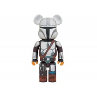 Большая фигурка (70см) Bearbrick x Star Wars The Mandalorian Beskar Armor 1000%