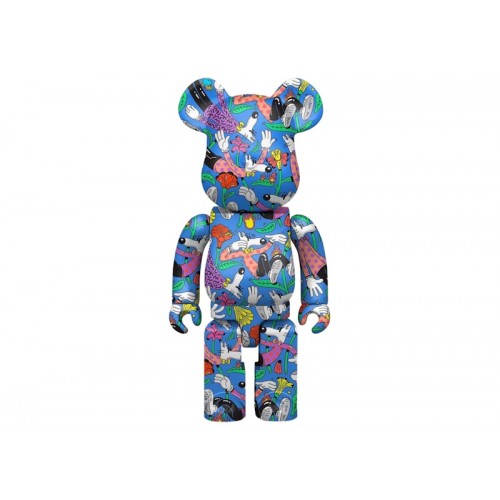 Оригинальная большая фигурка Bearbrick x Steven Harrington "Magic Hour" 1000% - 70см