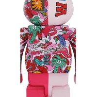 Bearbrick x Steven Harrington x BAPE Shark 1000% Pink Camo