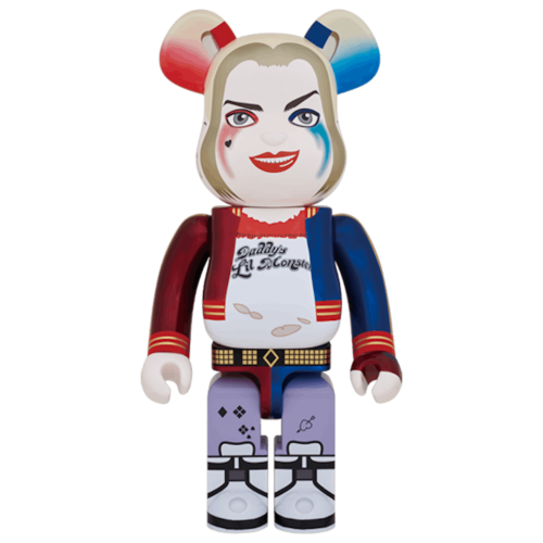 Оригинальная большая фигурка Bearbrick x Suicide Squad Harley Quinn 1000% Multi - 70см