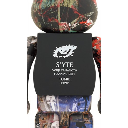 Оригинальная большая фигурка Bearbrick x SYTE x Junji Ito Tomie 1000% - 70см