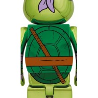 Bearbrick x Teenage Mutant Ninja Turtles Donatello 1000% Chrome Ver.