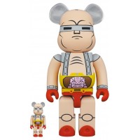 Набор фигурок (7см и 28см) Bearbrick x Teenage Mutant Ninja Turtles Krangs Robot 100% & 400% Set