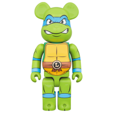 Большая фигурка (70см) Bearbrick x Teenage Mutant Ninja Turtles Leonardo 1000% Multi