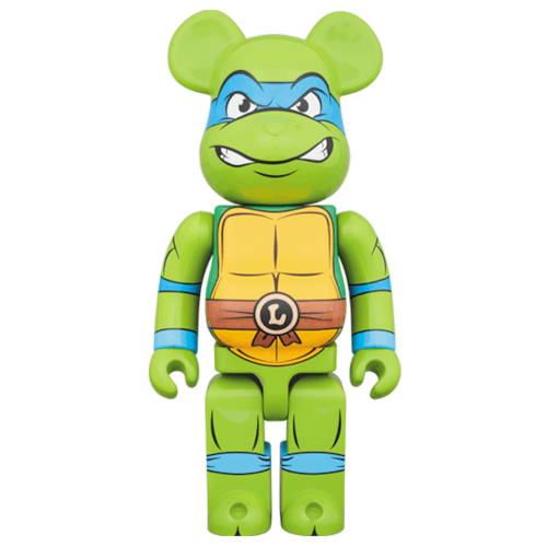 Оригинальная большая фигурка Bearbrick x Teenage Mutant Ninja Turtles Leonardo 1000% Multi - 70см