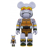 Набор фигурок (7см и 28см) Bearbrick x Teenage Mutant Ninja Turtles Metalhead 100% & 400% Set