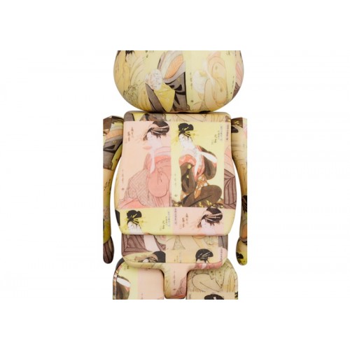 Оригинальный набор фигурок Bearbrick x The British Museum Kitagawa Utamaro (Toji zensei bijin-zoroi) 100% & 400% Set - 7см и 28см