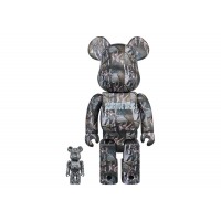 Набор фигурок (7см и 28см) Bearbrick x The Doors Strange Days 100% & 400% Set