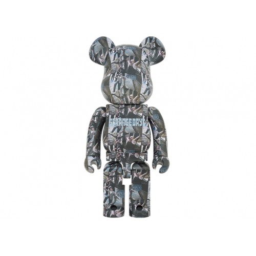 Оригинальная большая фигурка Bearbrick x The Doors Strange Days 1000% - 70см