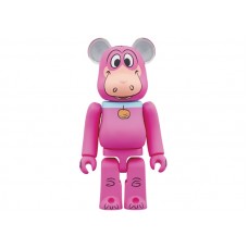 Bearbrick x The Flintstones Dino 100% & 400% Set Pink