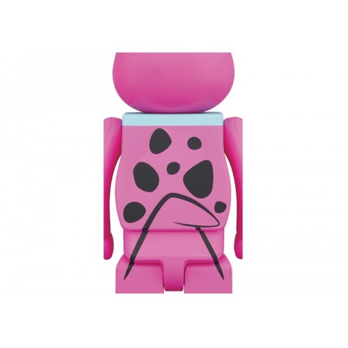 Оригинальная большая фигурка Bearbrick x The Flintstones Dino 1000% Pink - 70см