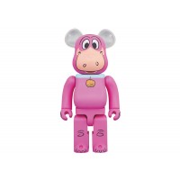 Bearbrick x The Flintstones Dino 1000% Pink