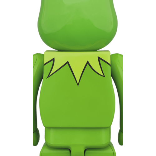 Оригинальная большая фигурка Bearbrick x The Muppets Kermit The Frog 1000% Green - 70см