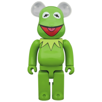 Большая фигурка (70см) Bearbrick x The Muppets Kermit The Frog 1000% Green