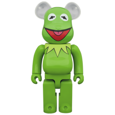 Большая фигурка (70см) Bearbrick x The Muppets Kermit The Frog 1000% Green